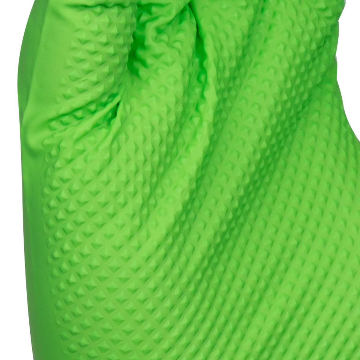 54369 GUANTES VERDES DESECHABLES DE NITRILO TEXTURA DIAMANTE