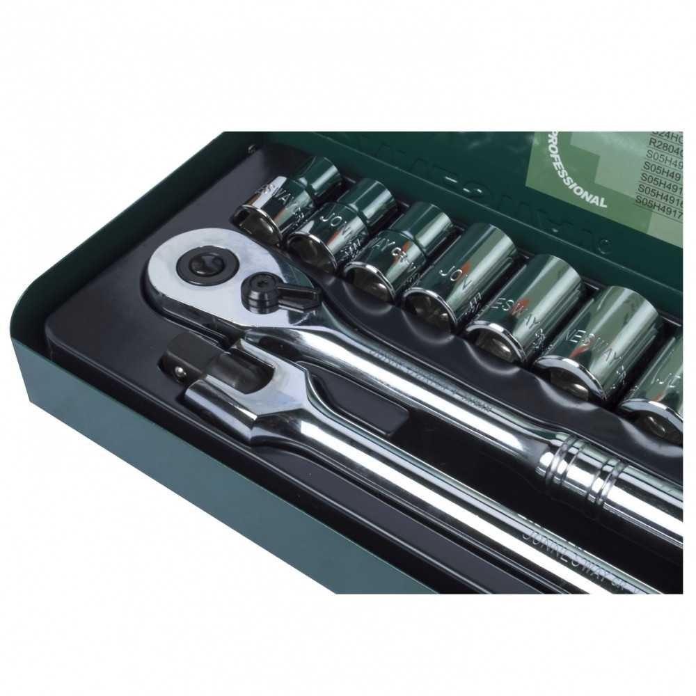 JONS05H4916S Juego de dados en pulgadas, cortos 12 puntas mando 1/2"