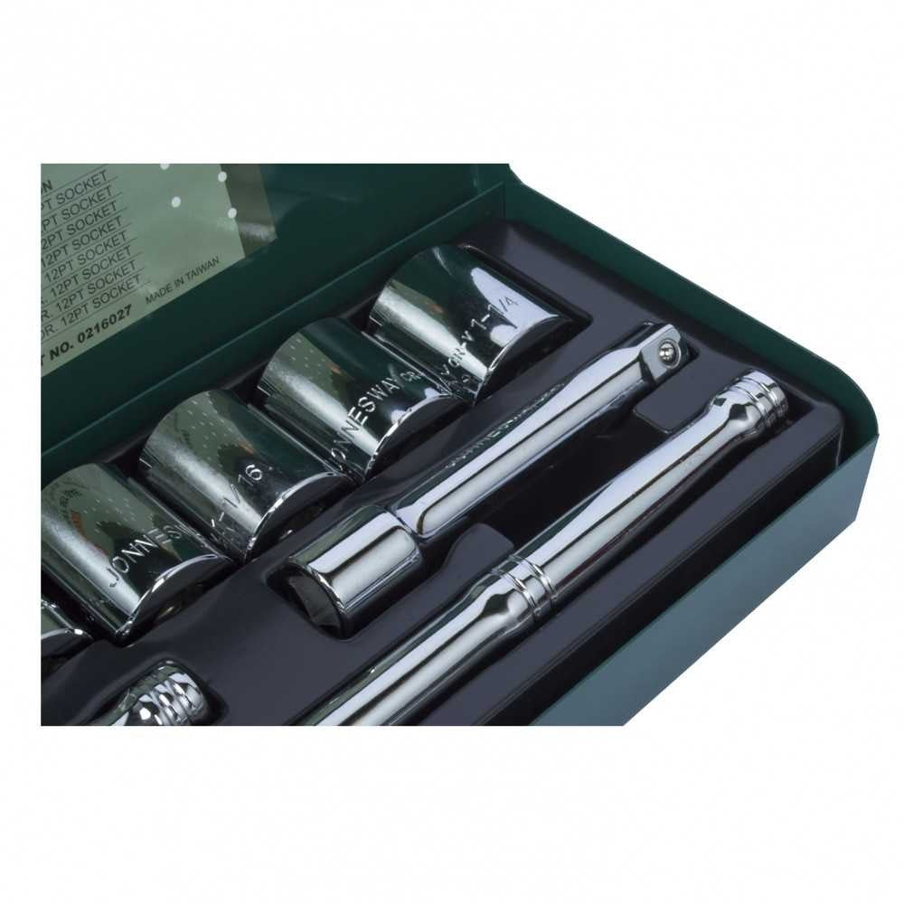 JONS05H4916S Juego de dados en pulgadas, cortos 12 puntas mando 1/2"