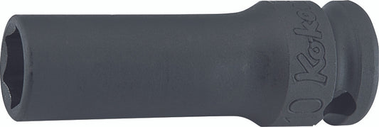 Dados de 6 puntas con accionamiento cuadrado de 3/8", semiprofundos