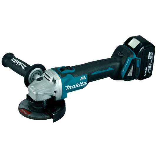 Miniesmeril 115mm 4-1/2" 8.500 rpm  m/BL ind. bat. li-Ion 2 bat. 3.0 A.h