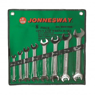 Jgo. de llaves españolas milimétricas, estuche de vinil, con 8 pzas.