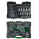 54034 MALETÍN DE HERRAMIENTAS DE 216 PIEZAS CON VASOS HEXAGONALES DE 1/4", 3/8" Y 1/2" CINCADO