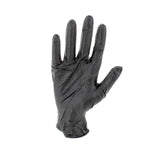 54177 GUANTES NEGROS DESECHABLES DE NITRILO T:M 7,0MIL (100 UDS.) TEXTURA DIAMANTE