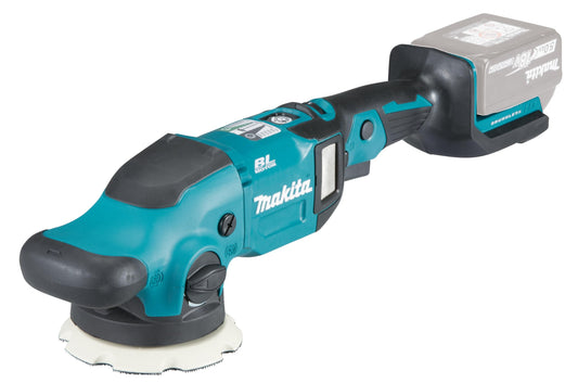 Pulidora orbital exentrica 5" 0-6,800 rpm,m/BL li-Ion s/bat y carg, switch tipo paleta 18V