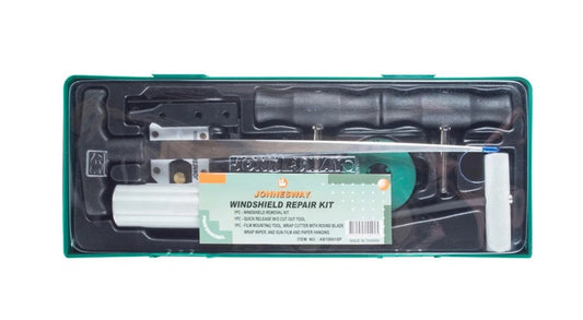 JONAB10001SP Juego de herramientas para reparar parabrisas en charola con 7 piezas