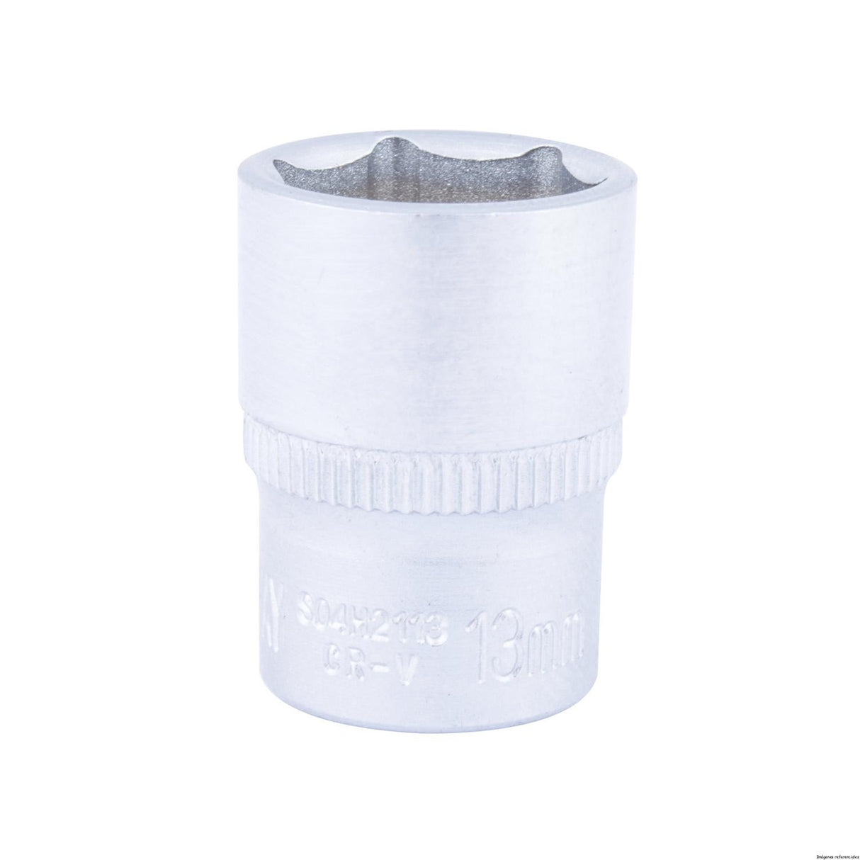 JONS04H2109 Dado milimétrico corto 6 puntas, semi matte mando 1/4" x 9"