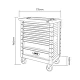 53904 Carro de herramientas de 7 cajones