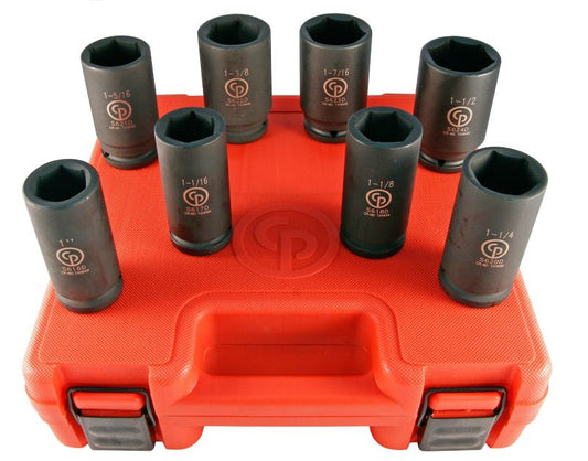 Juego de 8 vasos profundos SAE/Imperial SS6008D de 3/4"