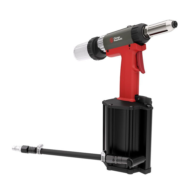Remachadora neumática, remaches ciegos de acero hasta 6,4 mm y remaches de BULBO hasta 7,8 mm